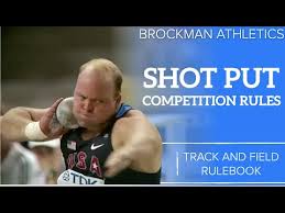 rules of shot put compeion