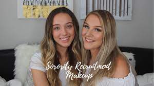 sorority recruitment makeup long