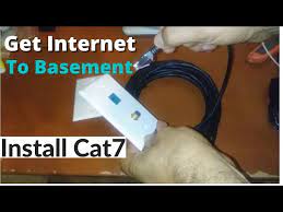 Connect Ethernet Cat7 Cable To Basement
