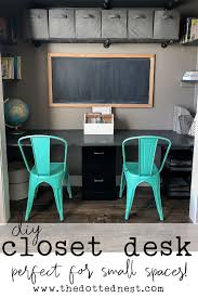 Even if you have just. Diy Closet Desk Fall One Room Challenge Week 2 The Dotted Nest