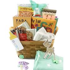 up all night new baby gift basket