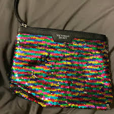 colorful rainbow sequined victoria s