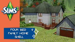 four bedroom family home in the sims 3