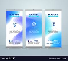 Roll Up Banner Stand Design Template