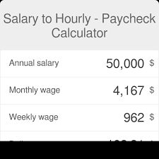 salary to hourly calculator