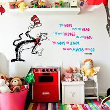 dr seuss the more you read wall art