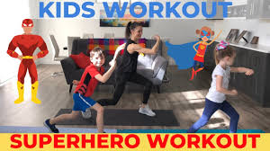 superhero workout for kids