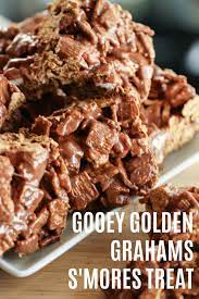 gooey golden grahams smores treats