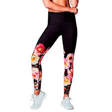 2018 Hot Sale Shybuy Women Print Sports Gym Yoga Running Fitness Leggings Pants Athletic Trouser Xl Black