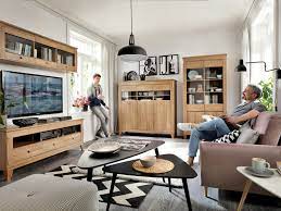 Light Oak Living Room Furniture Set