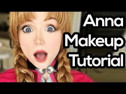 anna from frozen makeup tutorial