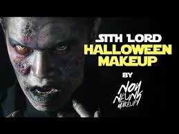 star wars halloween makeup sith lord