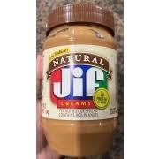 jif peanut er natural creamy