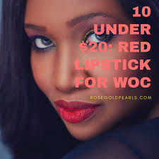 the best red lipsticks for dark skin