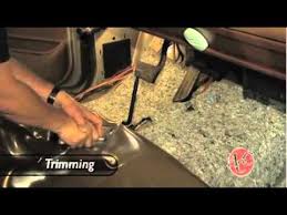 Molded to fit the contours of your specific floor pan (trimming may be required). Installing Vinyl Flooring In A Pickup Truck Replacing Your Truck Carpet Youtube