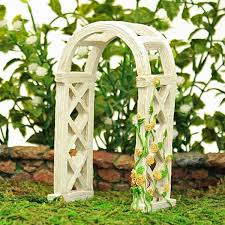 White Rose Arch Fairy Garden Arch Fairy