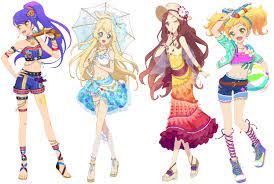 pin by akira sakura on aikatsu all stars parade board anime stars star fashion jewel dress
