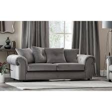 scs living derby fabric 3 seater sofa
