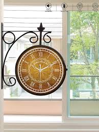 Brown Metal Wall Clock Buy Brown