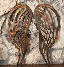 Angel Wings Copper Bronze Plated Metal