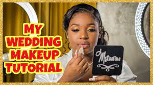 my wedding hair and makeup tutorial