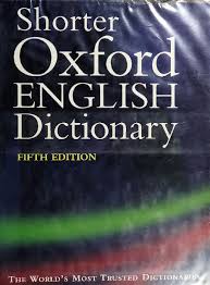 shorter oxford english dictionary on