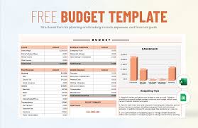budget template in excel free