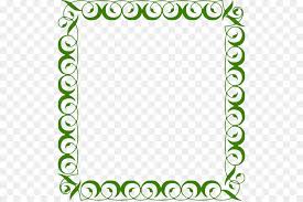 Decorative Borders Teal Clip Art Green Border Frame Png Picture