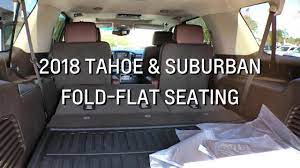 2018 chevy tahoe suburban fold flat