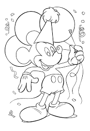 printable disney mickey mouse coloring