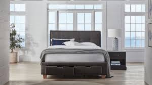 Halo Bed Frame With Storage Charcoal