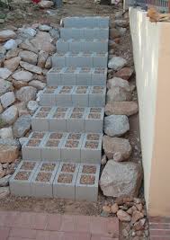 mom s cinder blocks and uses them in