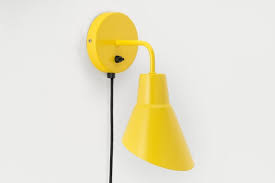 Nils Wall Sconce Yellow Plug In On Off