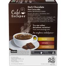 café escapes dark chocolate hot cocoa