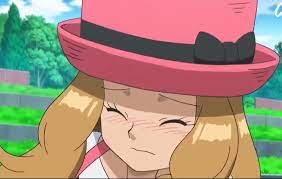 Pokemon serena blushing