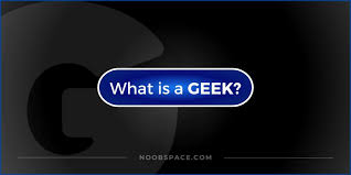 what s a geek anyway noobe