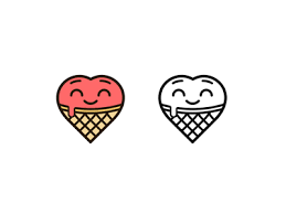 Try millions of icons and hundreds of fonts immediately and you can get a various beautiful heart logo samples. I Love Ice Cream Designs Themes Templates And Downloadable Graphic Elements On Dribbble