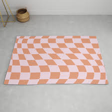 checkerboard checd rug