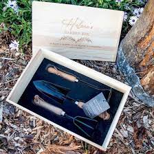 Birthday Engraved Wooden Garden Box Kit