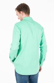 Shirt Slim Garment Dyed Dobby Shirt Tommy Hilfiger Mens