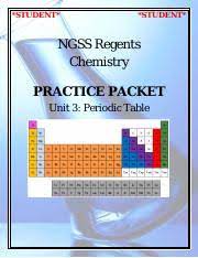 ngss regents chemistry practice packet
