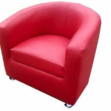 emel embled single solo sofa red