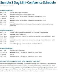 Sample Conference Agenda Template 3 Day Meeting 1 Format