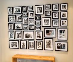 large family photo wall multi frame