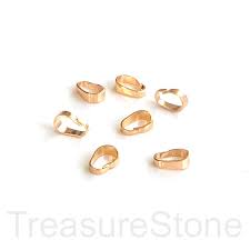 bail warm gold plated br 3 5x7mm