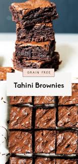 grain free tahini brownies the best