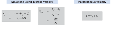 Average And Instantaneous Velocity