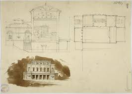 See more ideas about architectural section, architecture, architecture drawing. Design For A Hall Or Auditorium Sketch Plan Elevation And Section Riba Pix