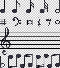 Musical Note Staff Notes And Staves Design Material Png