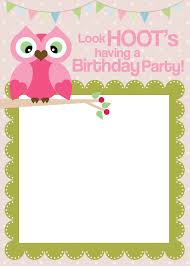 Best Photos Of Owl Invitation Template Printable Free